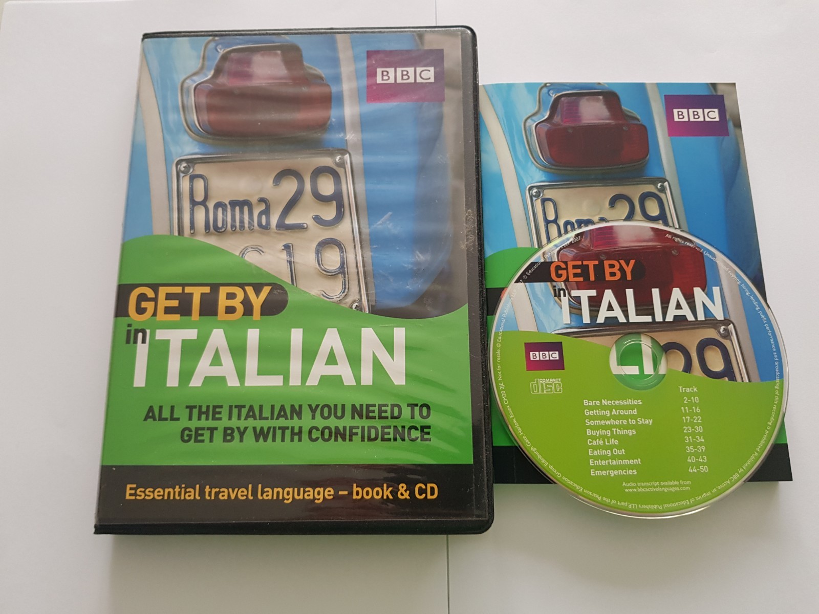 BBC Active Language CD Book Get By In Italian Travel Language