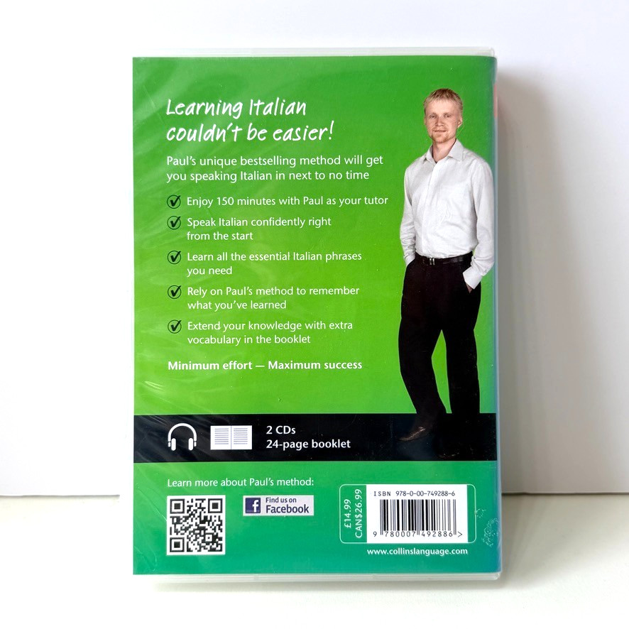 Destination Italian with Paul Noble 2 CDs plus Booklet Learn Italian in 150 Mins