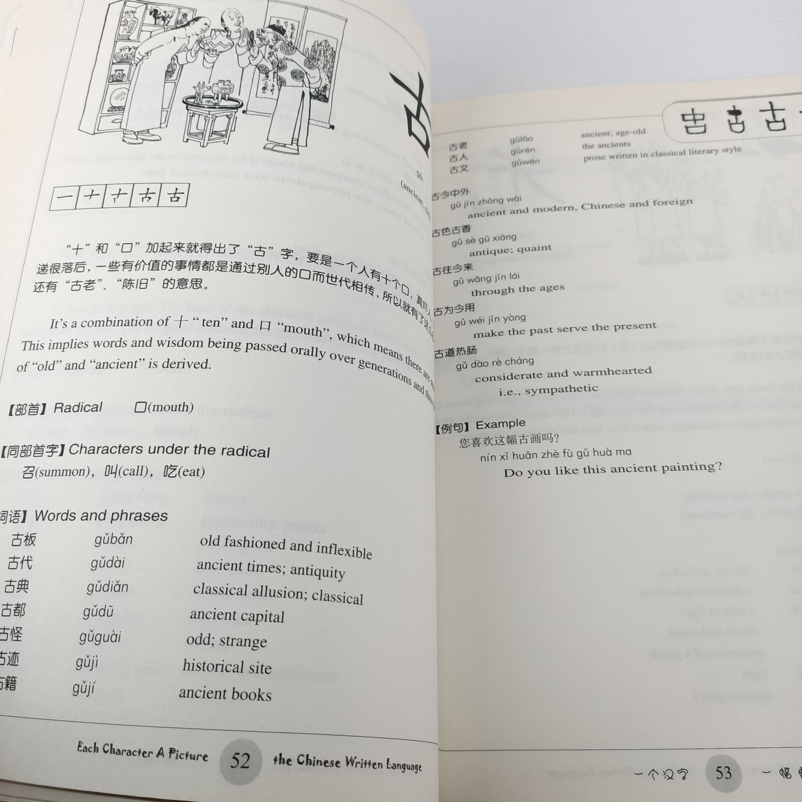 Chinese Characters in Pictures Vol 1 + 2 Sinolingua 2005 Language Learning Books
