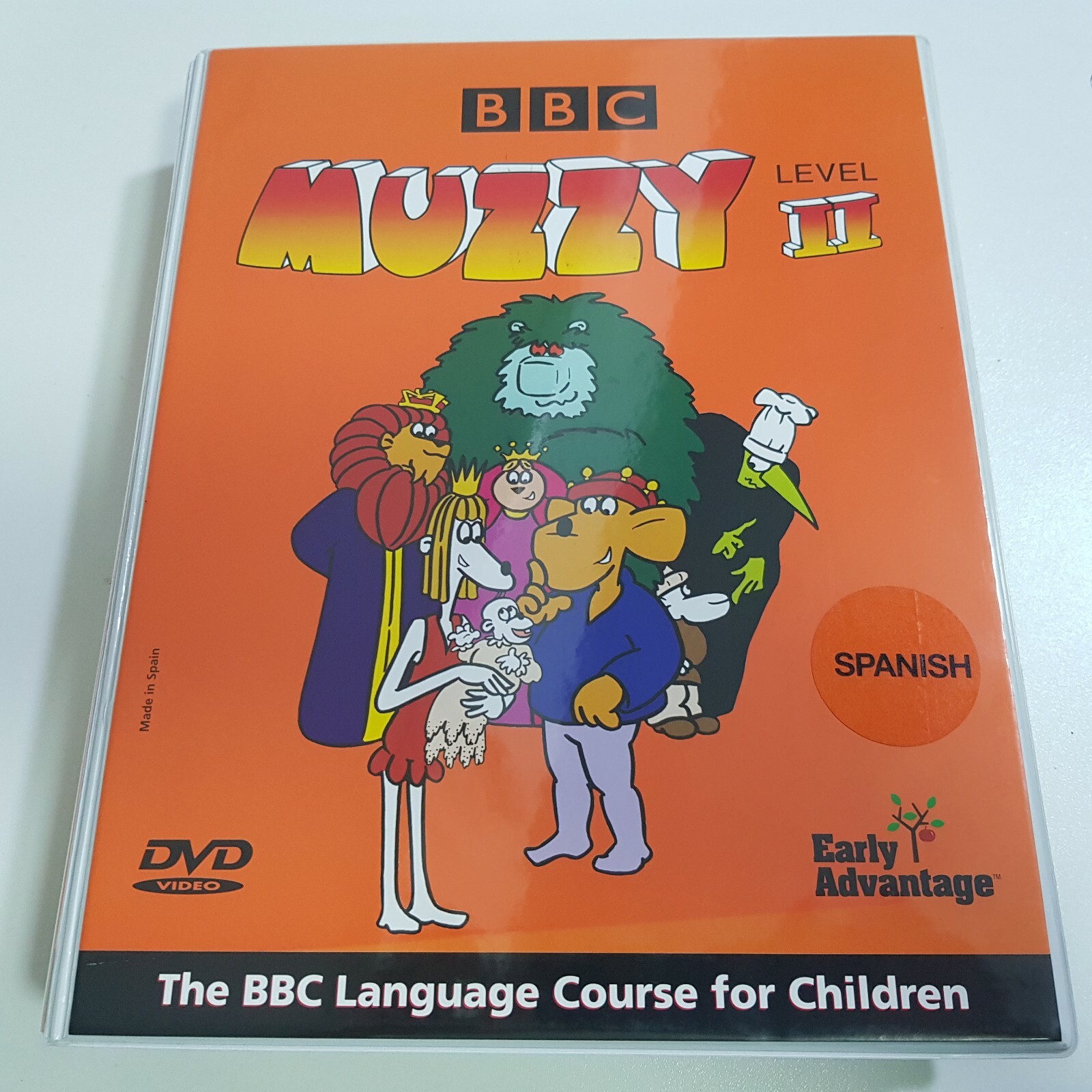 BBC Muzzy Spanish Level 2 Childrens Language Course Early Advantage DVD book
