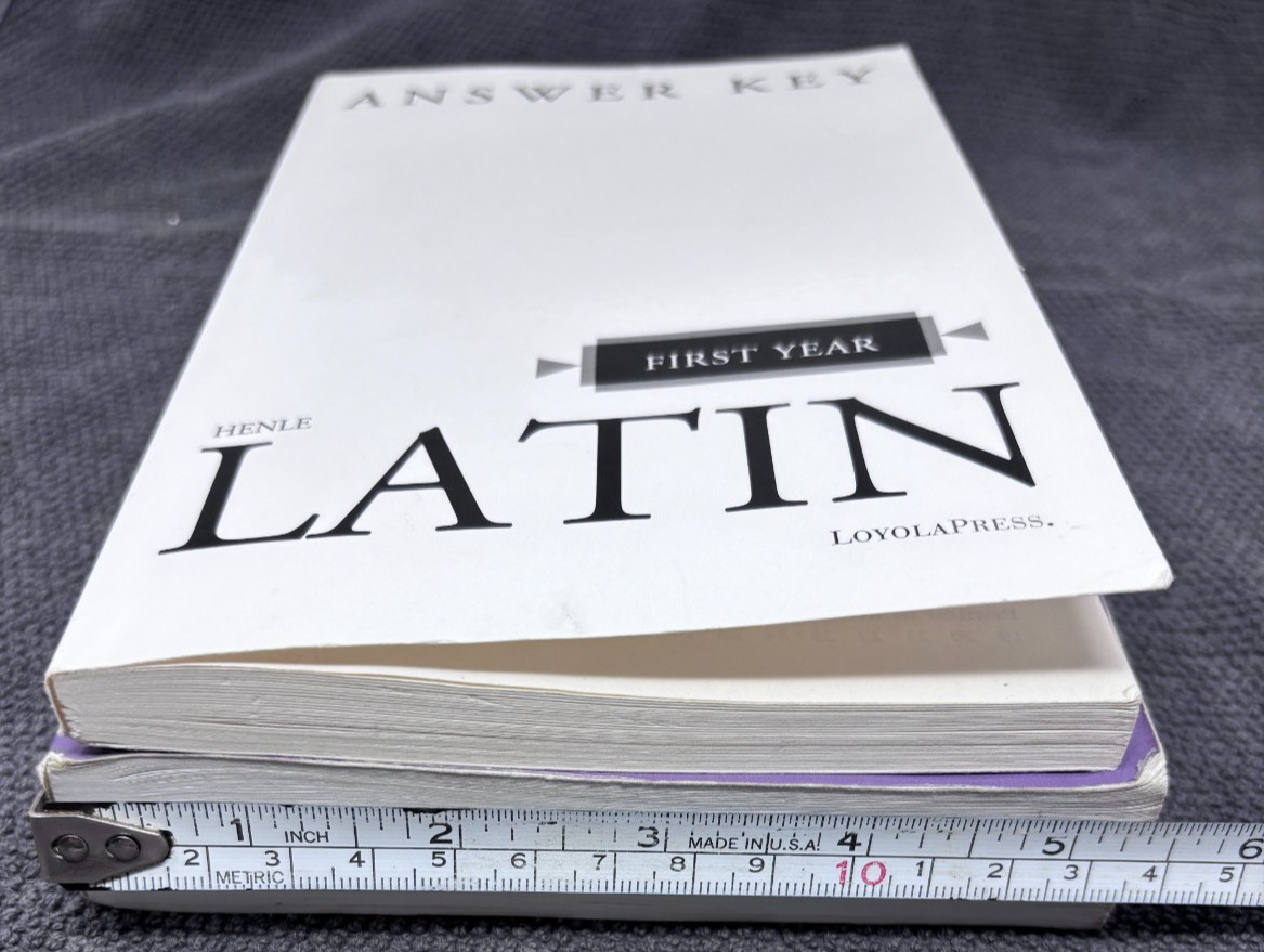 Henle First Year Latin (Henle Latin), Henle, Robert J AND First Year Answer Key