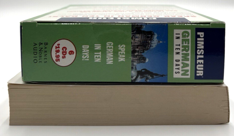 Pimsleur German 10 Days Barnes Noble Audio CD 501 German Verbs PB 3rd Edition
