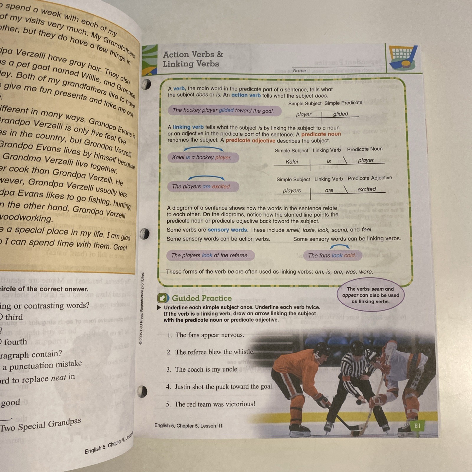 BJU English 5 Writing And Grammar, No Writing