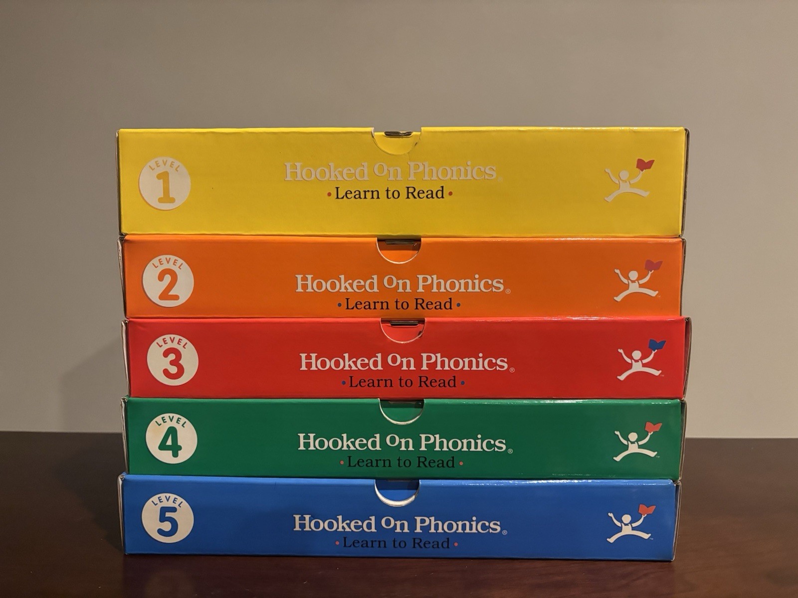 Hooked On Phonics 1998 Deluxe Set Level 1-5 Parents Cassettes & Books, Games 👀