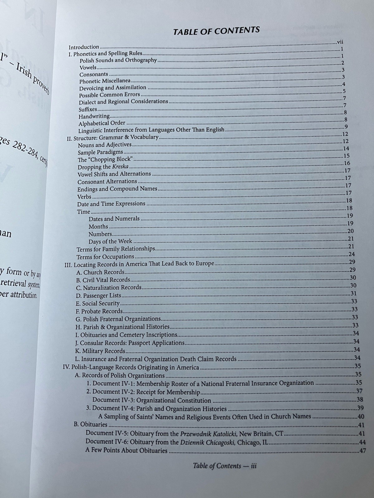 In Their Words: A Genealogist’s Translation Guide, Vol. 1: Polish