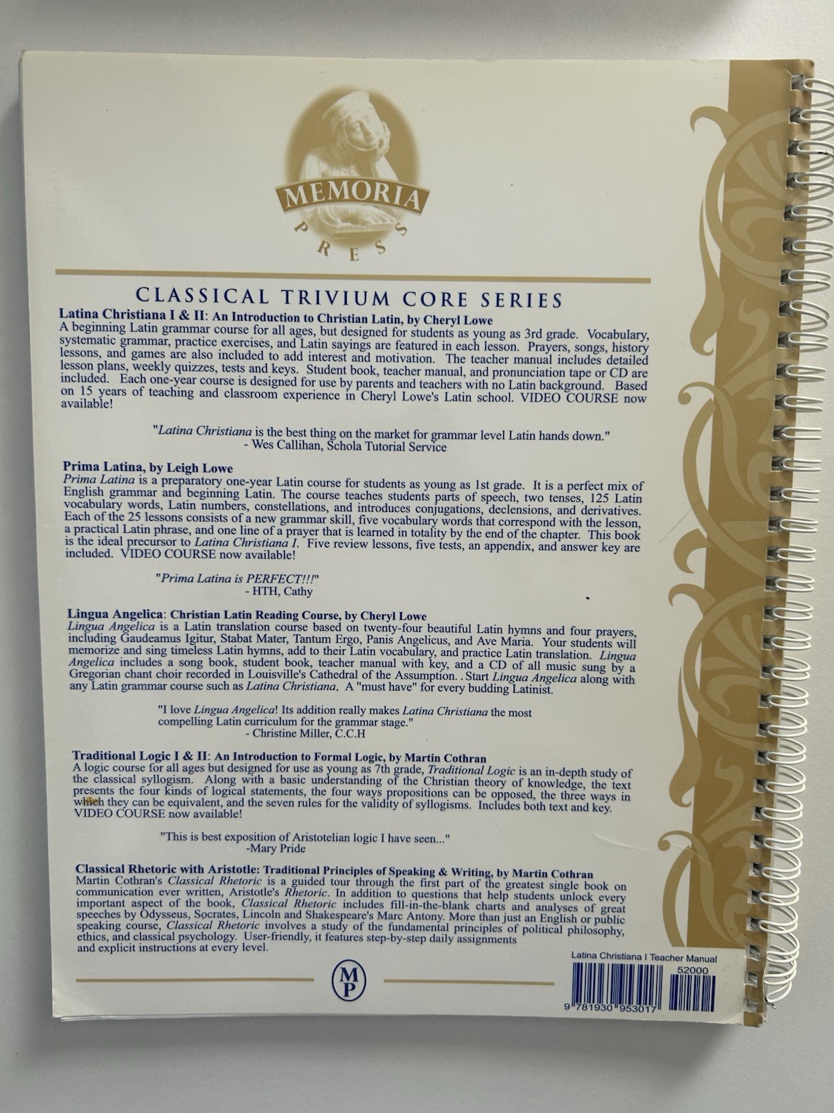 Latina Christiana, Teacher Manual & DVD Set & Instructional CD