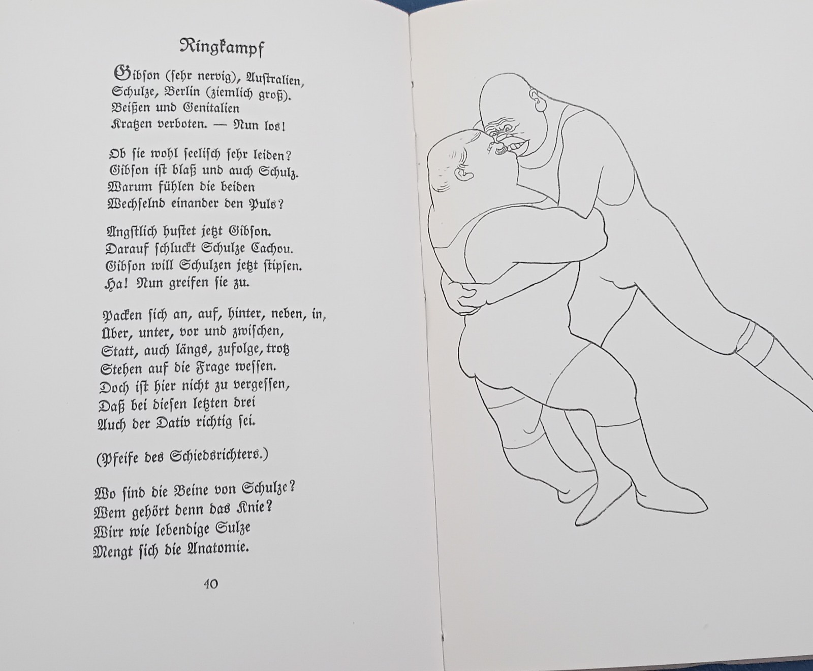 Turngedichte 1st Edition Joachim Ringlenatz 1923.