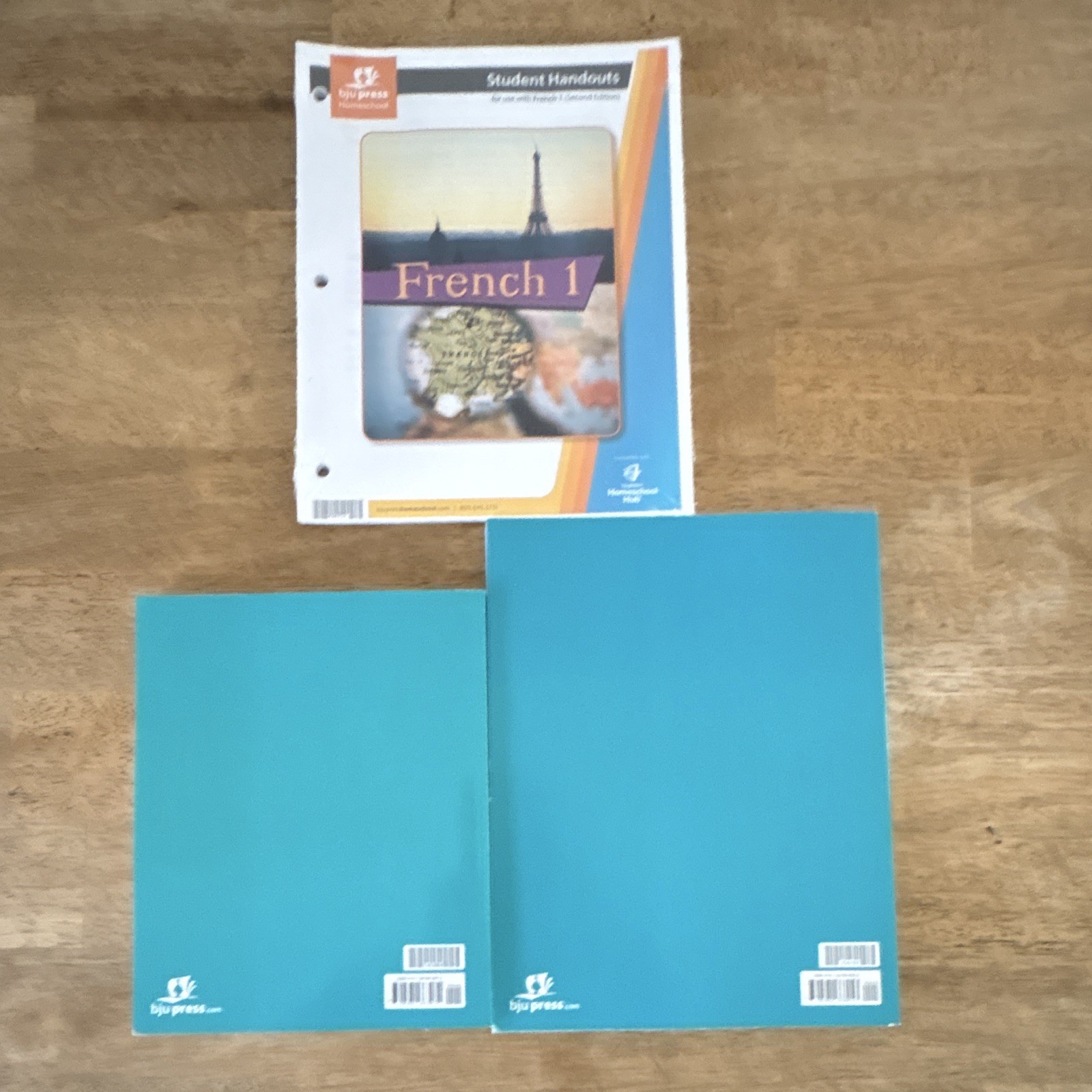 BJU Press French 1 Activities Manual & Student Handouts (2 Books) 2nd Ed