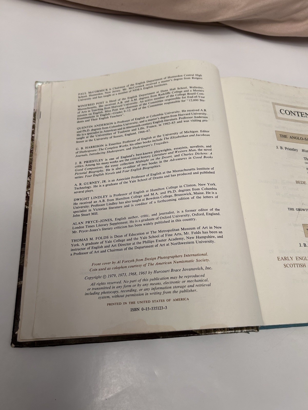 Adventures in English Literature hardcover 1979