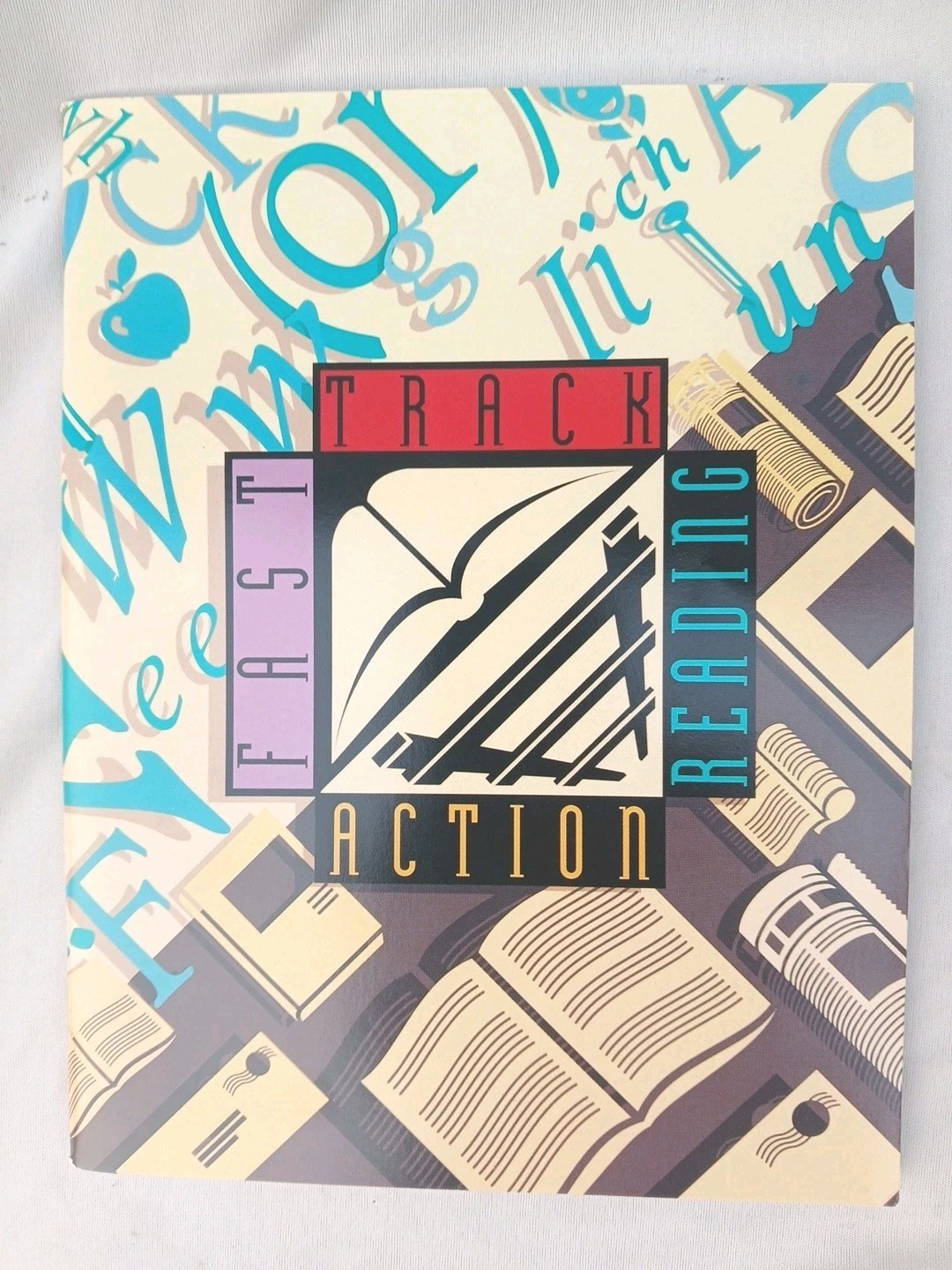 Action Reading Fast Track Mega Systems 1995 VHS And Cassettes With Workbook #S1