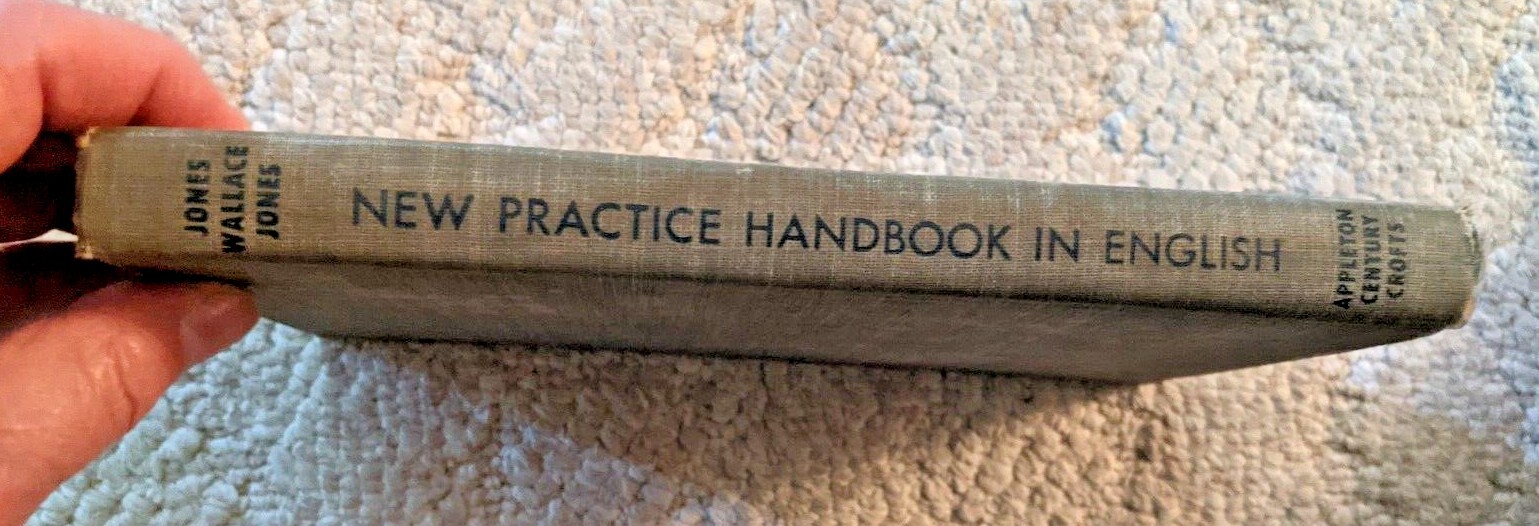 New Practice Handbook In English 1st Edition 1949 Vintage