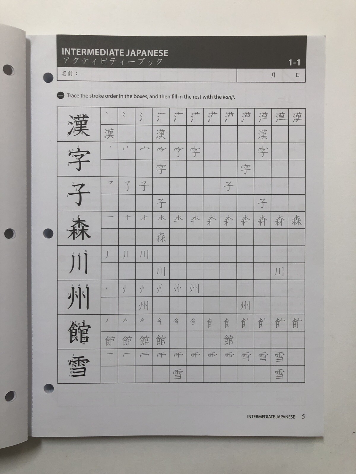 Intermediate Japanese Workbook by Kluemper & Berkson (2011, Paperback)
