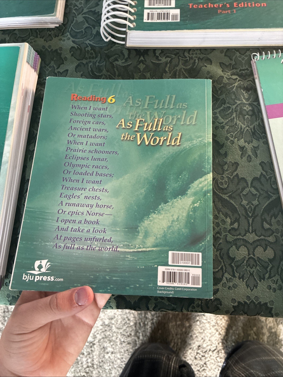 Reading Sixth Grade As Full As The World Full Set Published By Bju Press