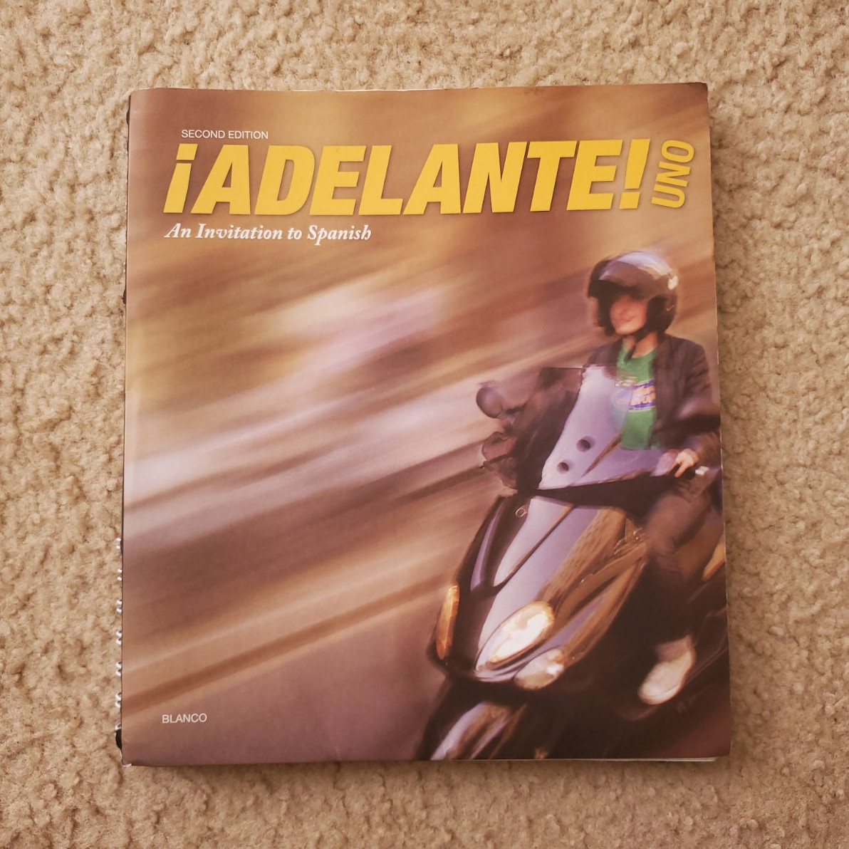 ¡Adelante! Uno Second Edition Spanish Language Course Ring/Wire Bound Blanco