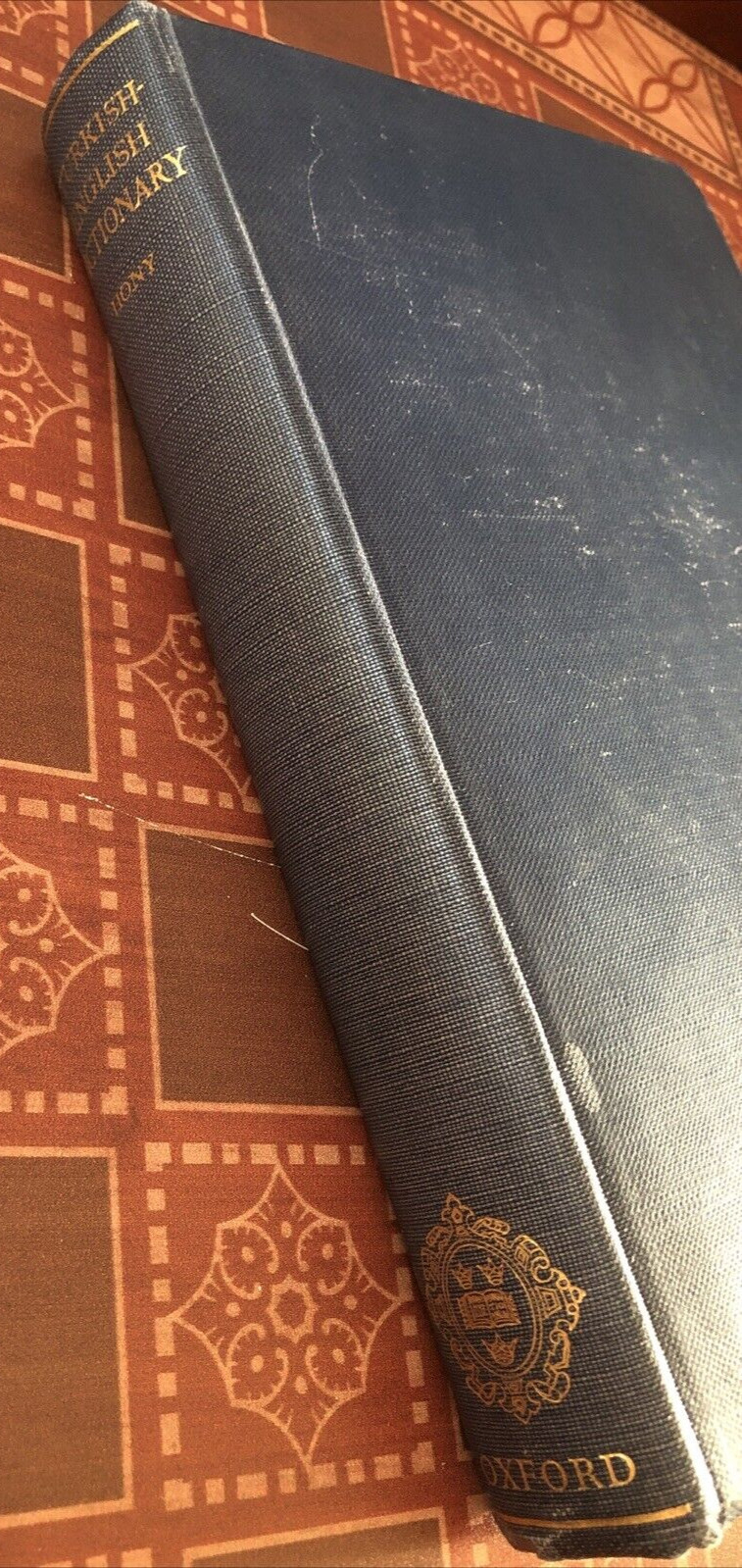 A Turkish- English Dictionary By H. C. Honey Oxford First Edition 1947 hardcover