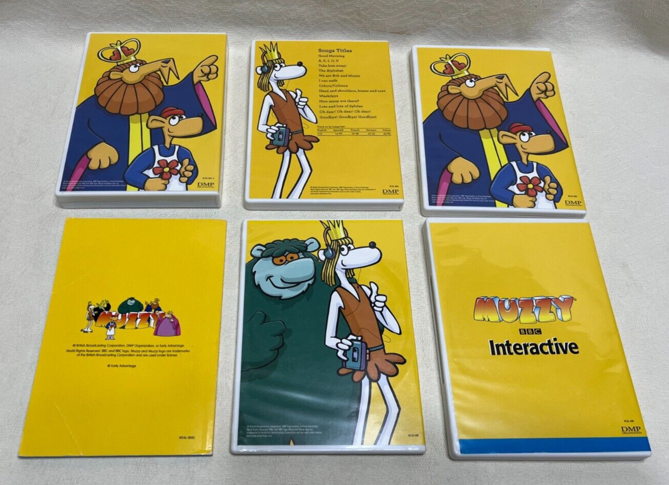 MUZZY : The BBC Language Course For Children – Multilingual DVD, CD, CD-ROM