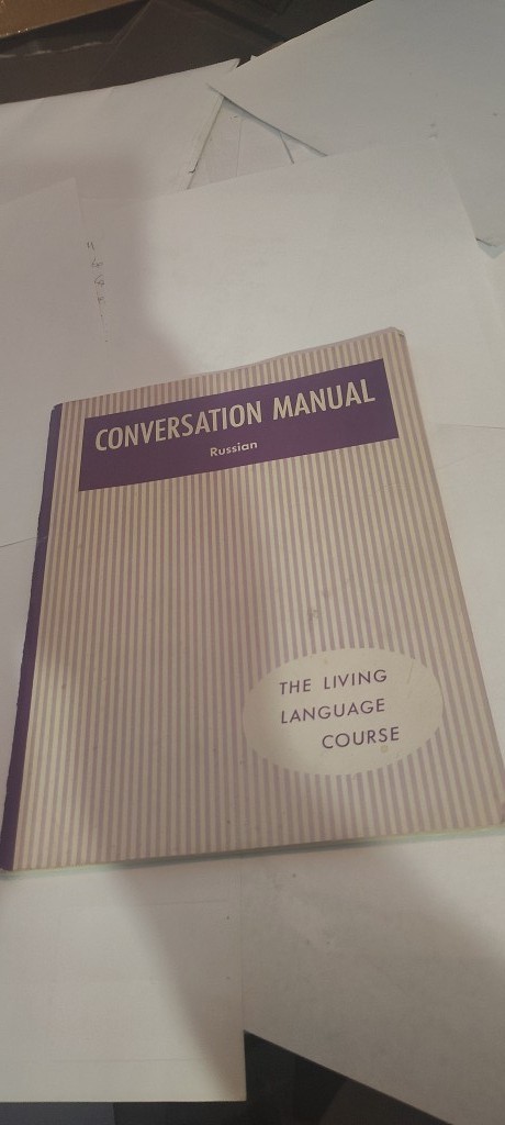 russian conversation manual living language course book 1958 paperback