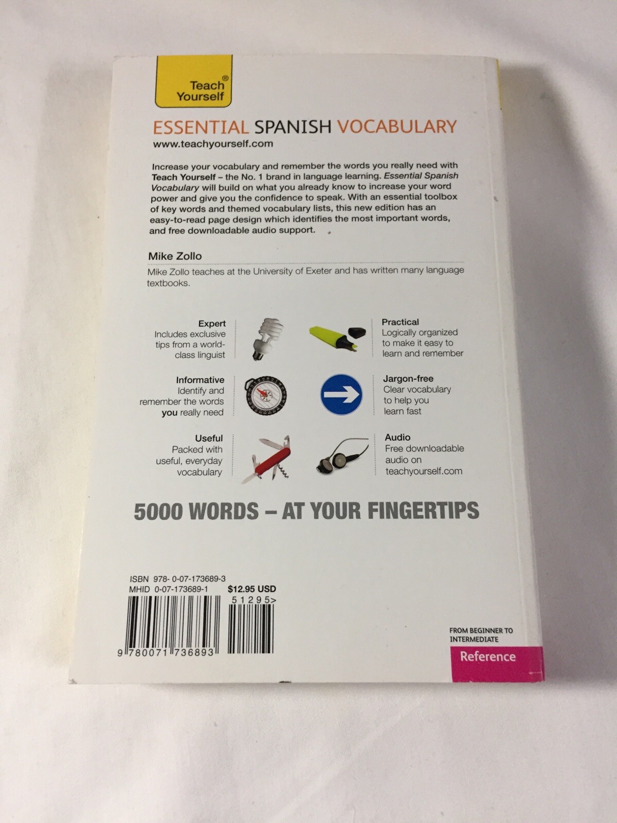 Essential Spanish Vocabulary A Teach Yourself Guide