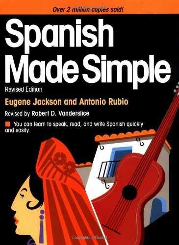 Spanish Made Simple – Paperback, by Jackson Eugene – Acceptable
