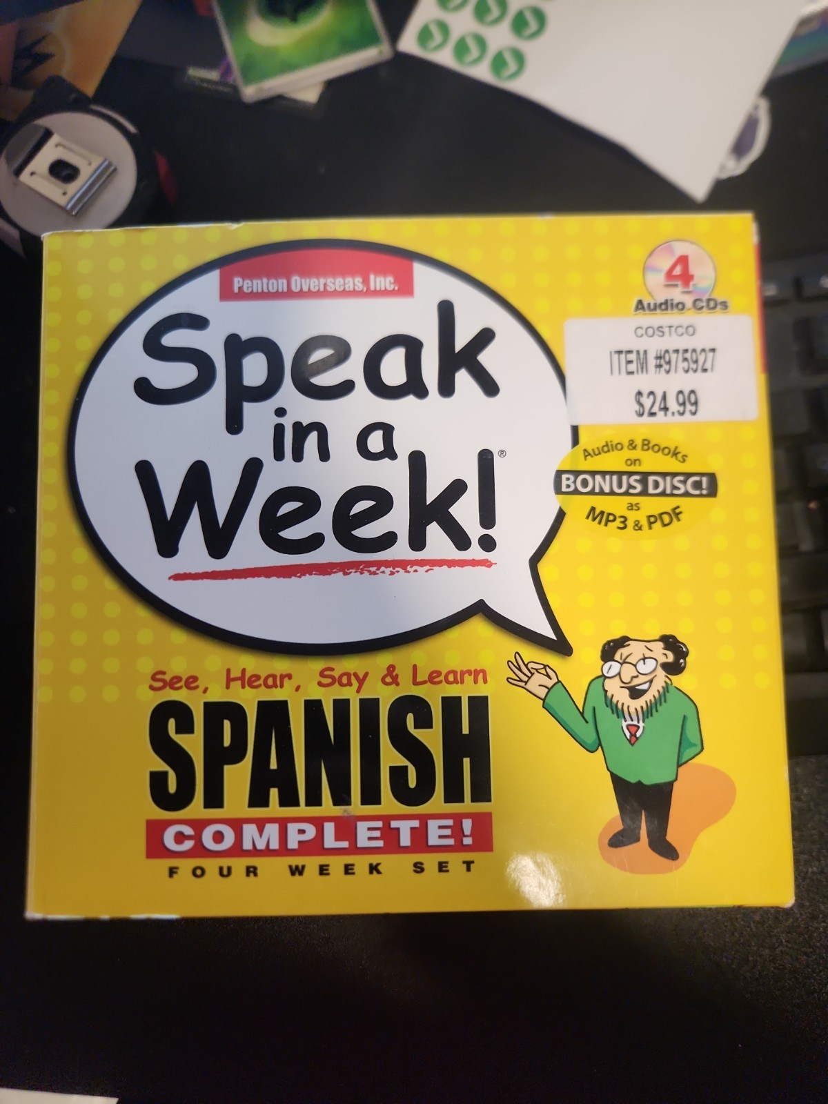 Speak in a Week!: See, Hear, Say Spiral-bound, by Penton Overseas Missing Week 1
