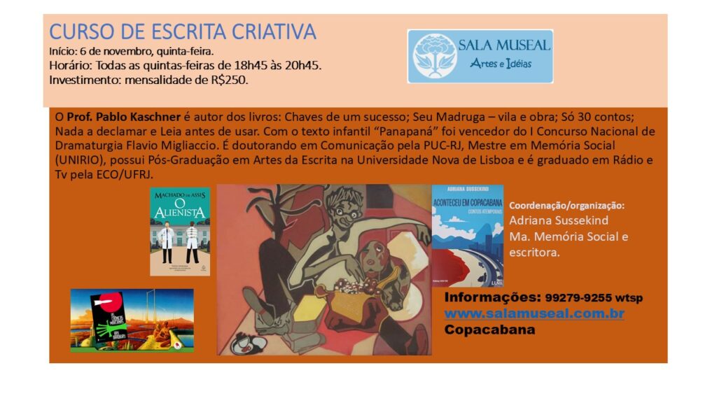 ESCRITA CRIATIVA COM PABLO KASCHNER